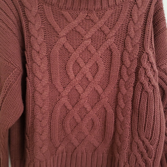 J.O.A. Mauve Knit Sweater - Picture 6 of 7